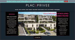 Desktop Screenshot of placeprivee-immobilier.com